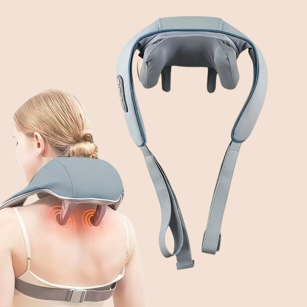 MAXPRO® - Masajeador para Cuello y Hombros con calor - Como si tuvieras un masajista en casa