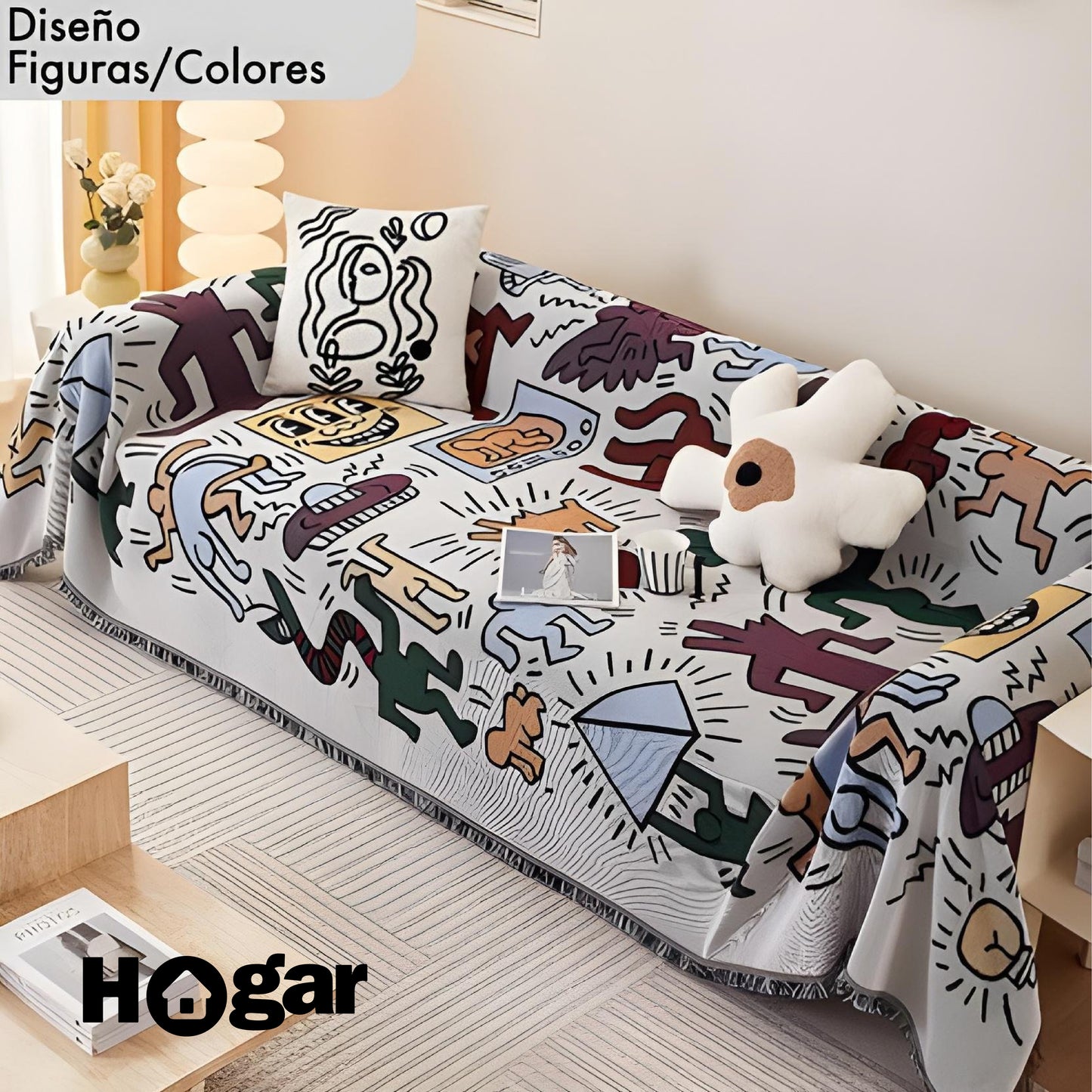 ¡Tu sofá siempre impecable! Di adiós a manchas, rasguños y desgaste. Cobertor Protector Artesanal para Sofá