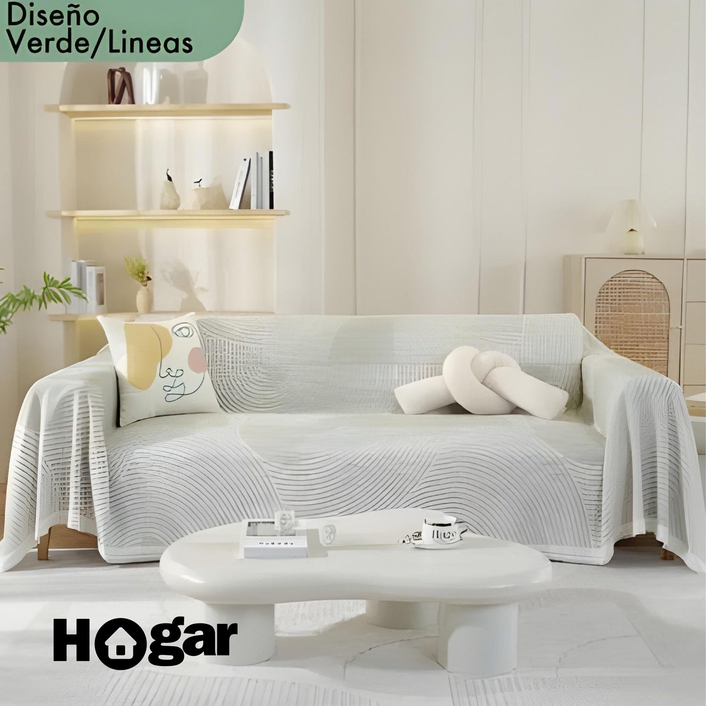 ¡Tu sofá siempre impecable! Di adiós a manchas, rasguños y desgaste. Cobertor Protector Artesanal para Sofá
