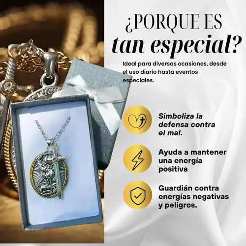 Collar de San Miguel Arcángel: Protección⚔️, Suerte🍀 y Prosperidad 💰