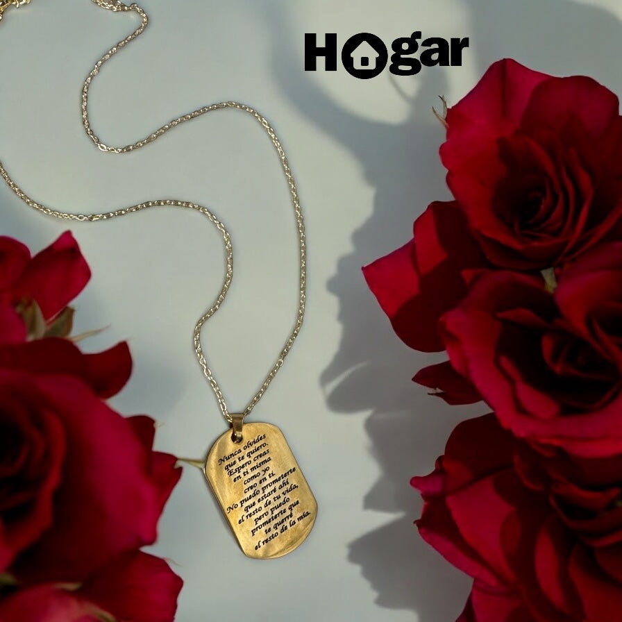 Collar Siempre Contigo™ para mi hija (Con mensaje grabado eternamente)