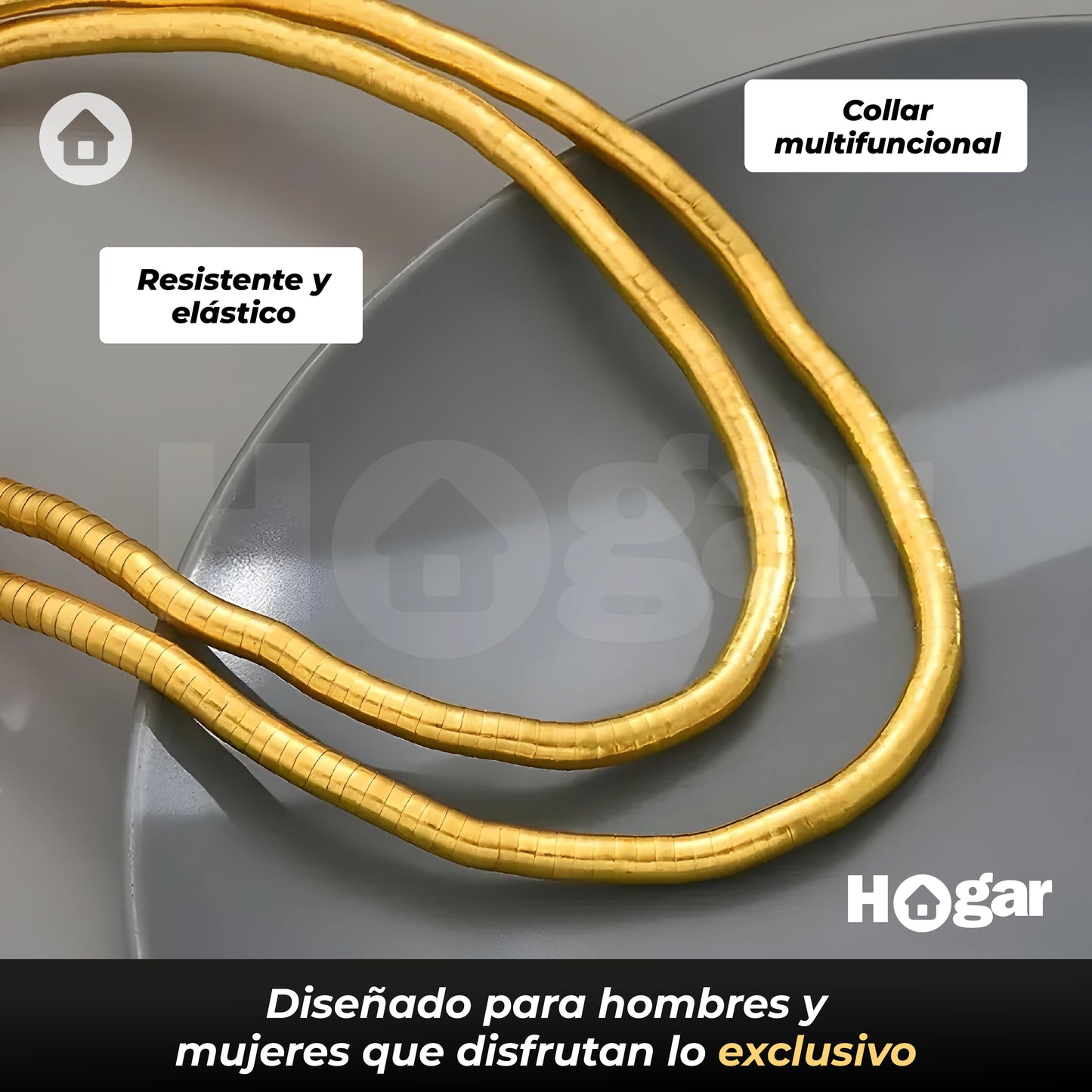 Collar Infinity Moldeable para Dama ¡Un diseño, mil formas de brillar!