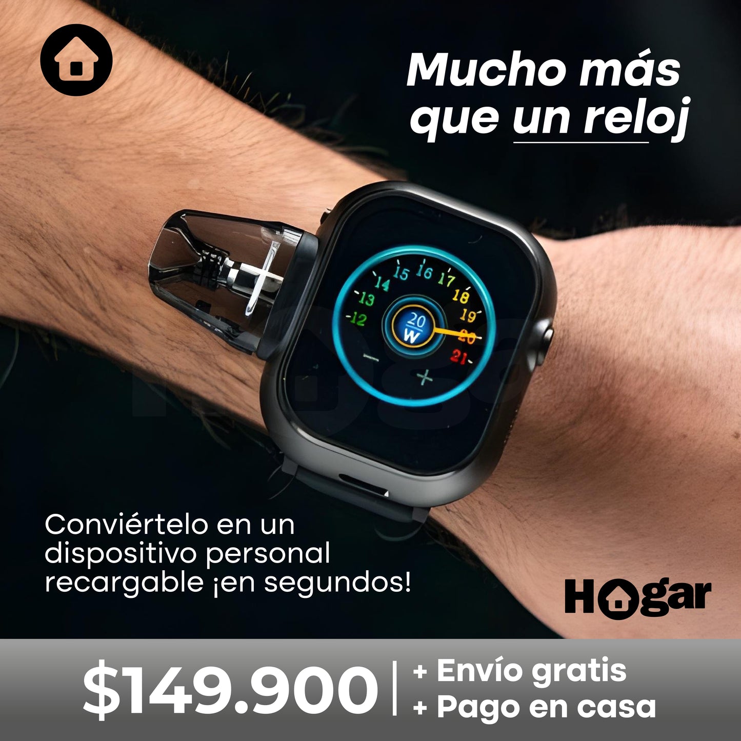 WOVO WATCH - Más que un reloj: una experiencia portátil y discreta