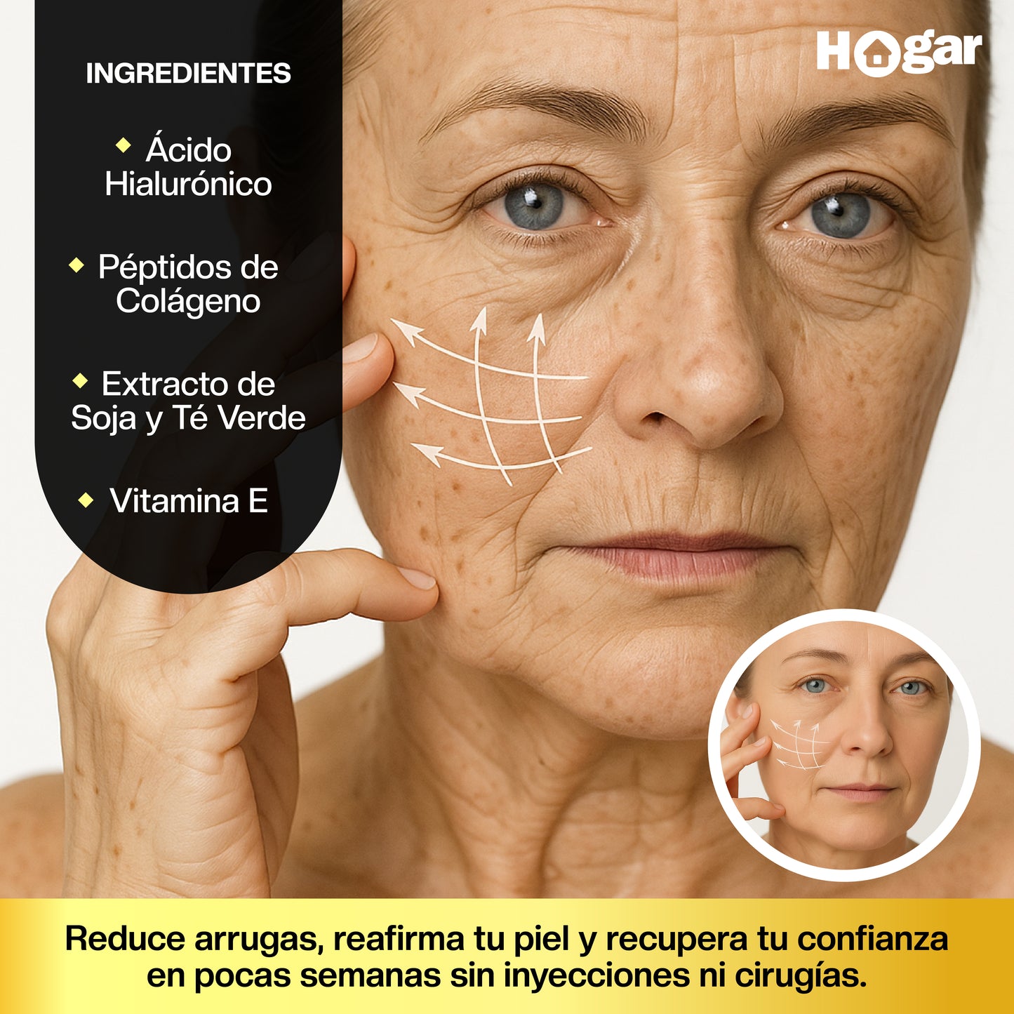 ¡BOTOX SOLUTION™ SERUM para el cuidado de tu piel antes, durante y después de la menopausia!