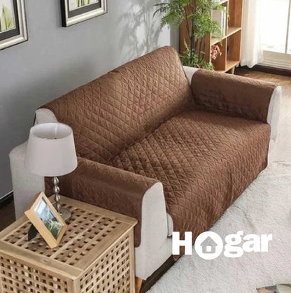 ADIÓS MANCHAS, PELOS Y DESGASTE: Protege tu sofá y alarga su vida por años - Protector para Sofá Impermeable Doble Faz
