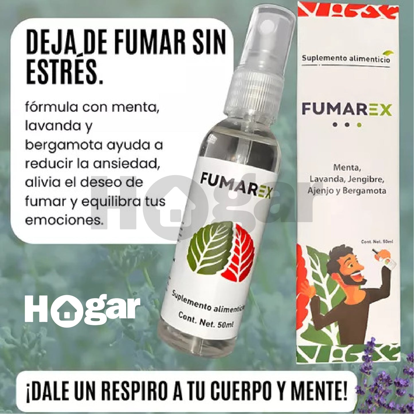 FUMAREX™️ ¡Solución natural para dejar de fumar al instante!