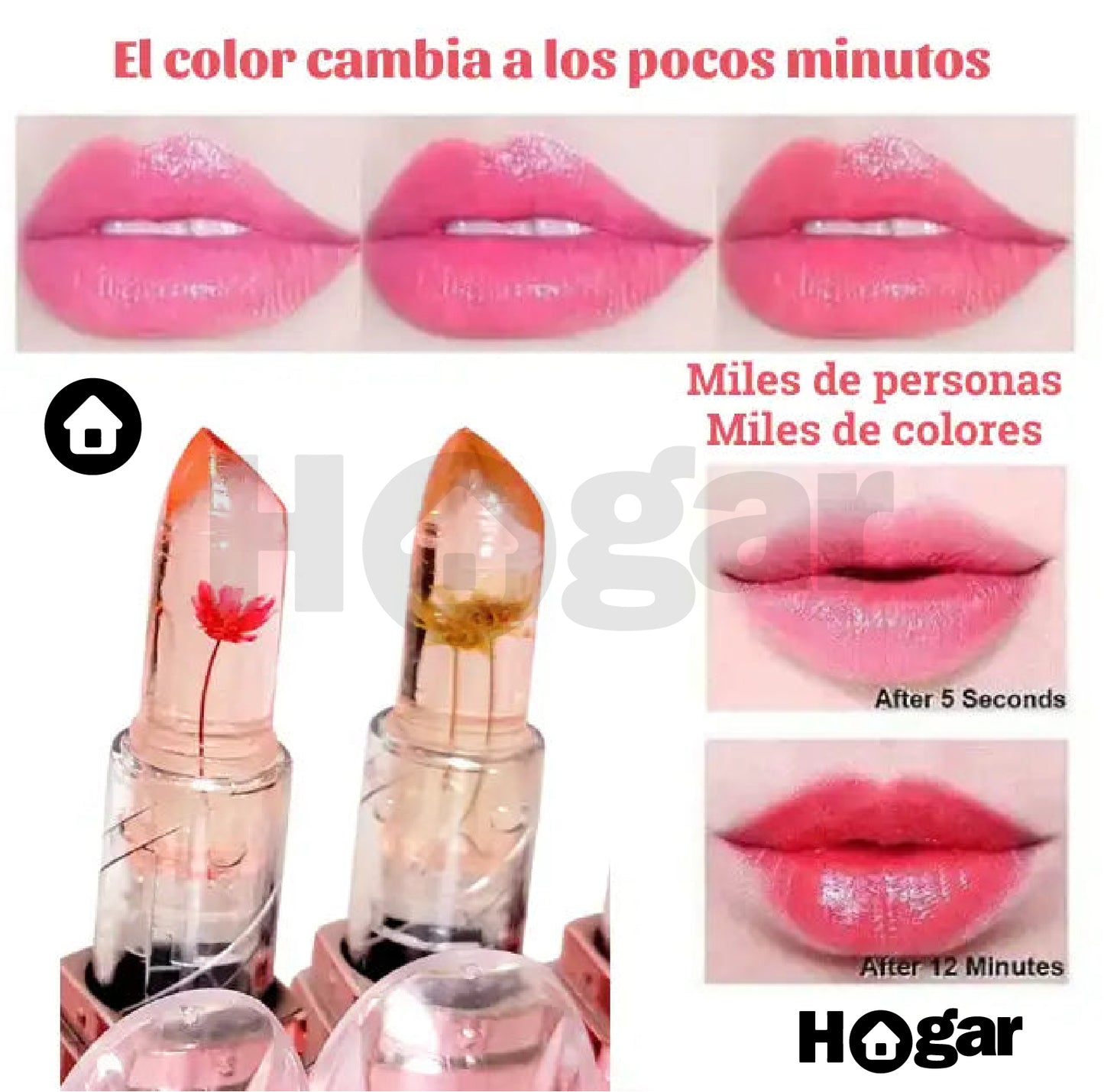 Labial Mágico Hidratante Flor De Colágeno🌸 ¡Paga 1 lleva 2 con envío gratis!