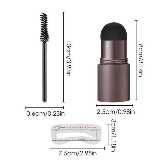 KIT PARA CEJAS PERFECTAS EN SEGUNDOS EYEBROW-STAMP® + 40% DE DESCUENTO