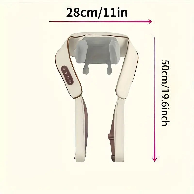MAXPRO® - Masajeador para Cuello y Hombros con calor - Como si tuvieras un masajista en casa