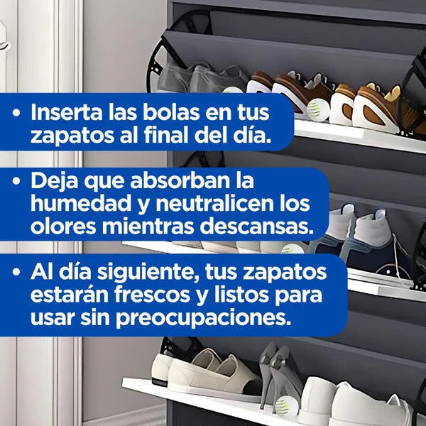 PACK X6 TOTALFRESH® – Eliminador Definitivo de Mal Olor, Humedad y Hongos en tus Zapatos | Protección Avanzada para tus Pies y Calzado