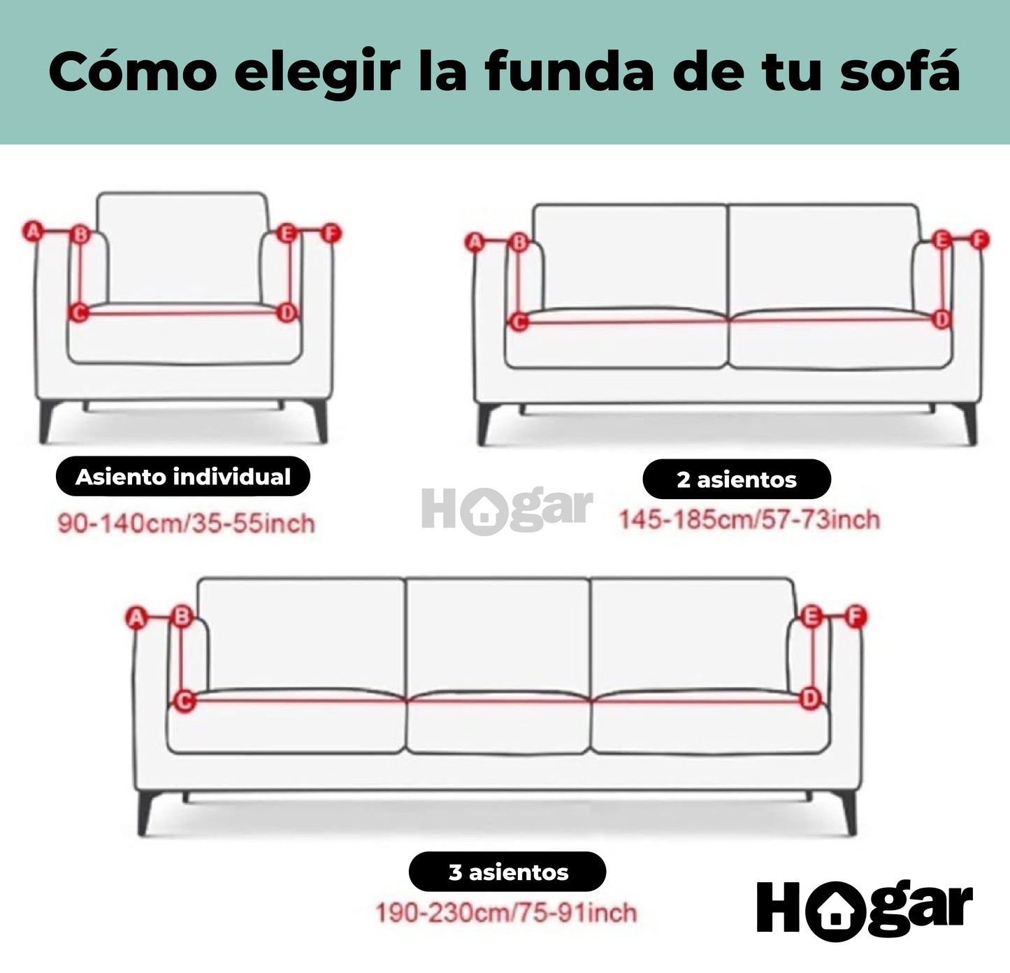 ¡RENUEVA Y PROTEGE TU SOFÁ AL INSTANTE! Fundas ajustables a la forma de tu sofá con estilo y comodidad