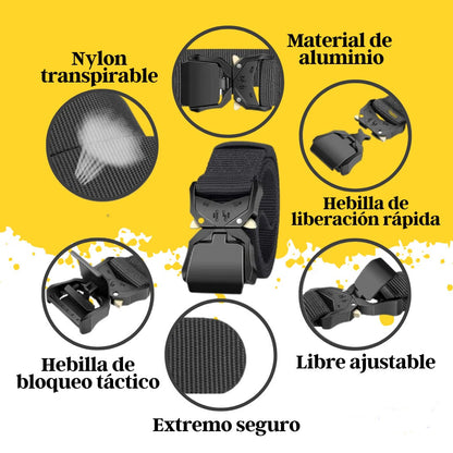 EL CINTURÓN TÁCTICO MÁS RESISTENTE. ¡Te durará toda la vida!