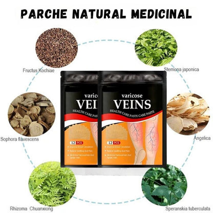 PROMOCIÓN 3X1 Pack de 3 cajas de Parches Naturales para Varices (32 Unidades)