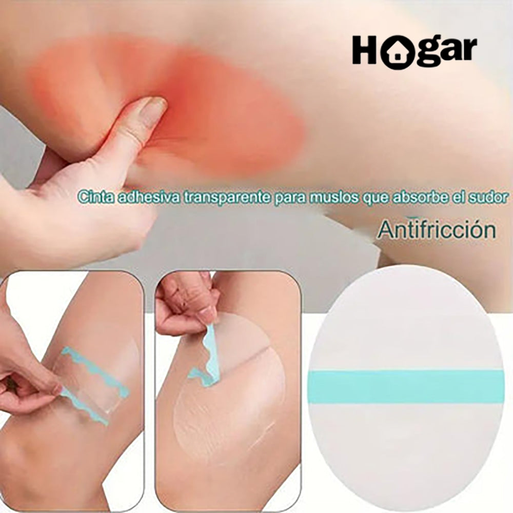 PACK X10 PARCHES ANTIFRICCIÓN PARA MUSLOS ¡No más piernas irritadas ni pantalones desgastados!