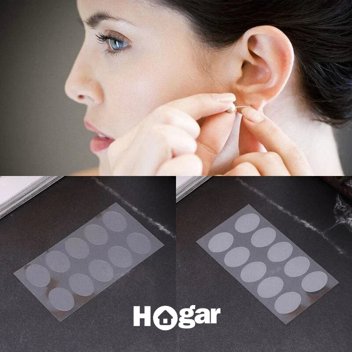 PACK X50 SOPORTE ULTRA FIRME  PARA LÓBULOS OREJAS ¡Tus aretes favoritos sin desgarres ni molestias!