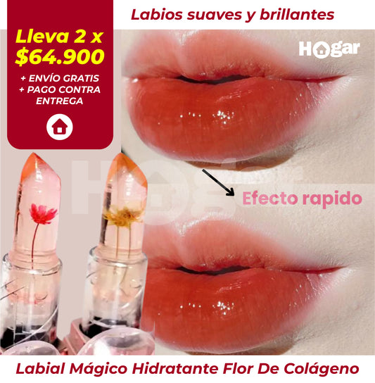 Labial Mágico Hidratante Flor De Colágeno🌸 ¡Paga 1 lleva 2 con envío gratis!