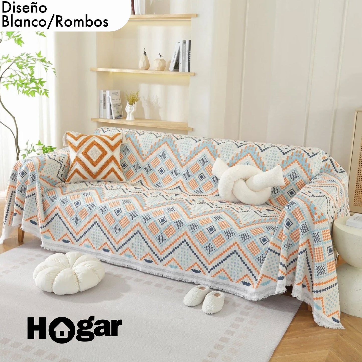 ¡Tu sofá siempre impecable! Di adiós a manchas, rasguños y desgaste. Cobertor Protector Artesanal para Sofá
