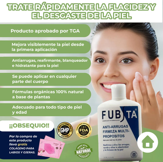 LUCE 10 AÑOS MÁS JOVEN SIN CIRUGÍAS NI TRATAMIENTOS COSTOSOS Fubsta™️, LA REVOLUCIÓN ANTIARRUGAS QUE TRANSFORMA TU PIEL + ¡OBSEQUIO DE COLÁGENO PARA LABIOS Y OJERAS!