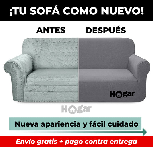 ¡RENUEVA Y PROTEGE TU SOFÁ AL INSTANTE! Fundas ajustables a la forma de tu sofá con estilo y comodidad