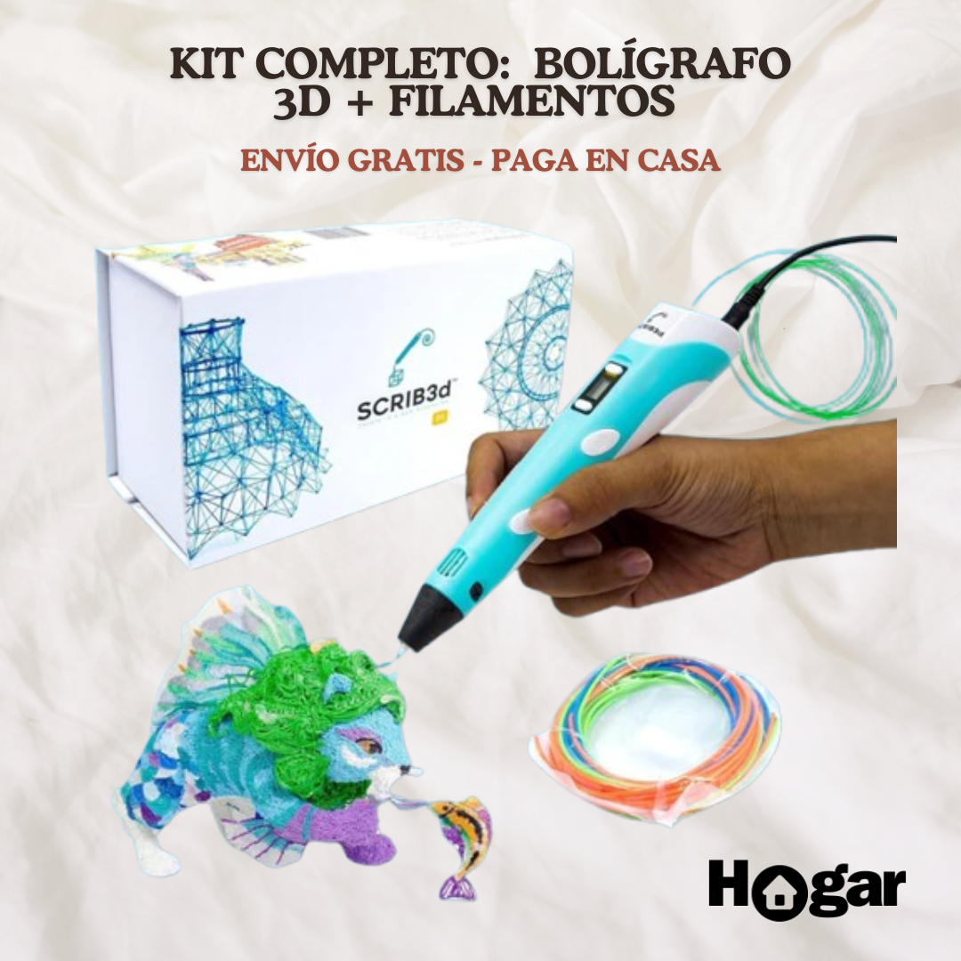 Bolígrafo 3D Creativo: Transforma Ideas en Realidad – Hoy 40% OFF