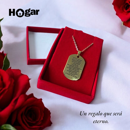 Collar Siempre Contigo™ para mi hija (Con mensaje grabado eternamente)
