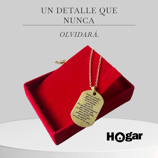 Collar Siempre Contigo™ para mi hija (Con mensaje grabado eternamente)