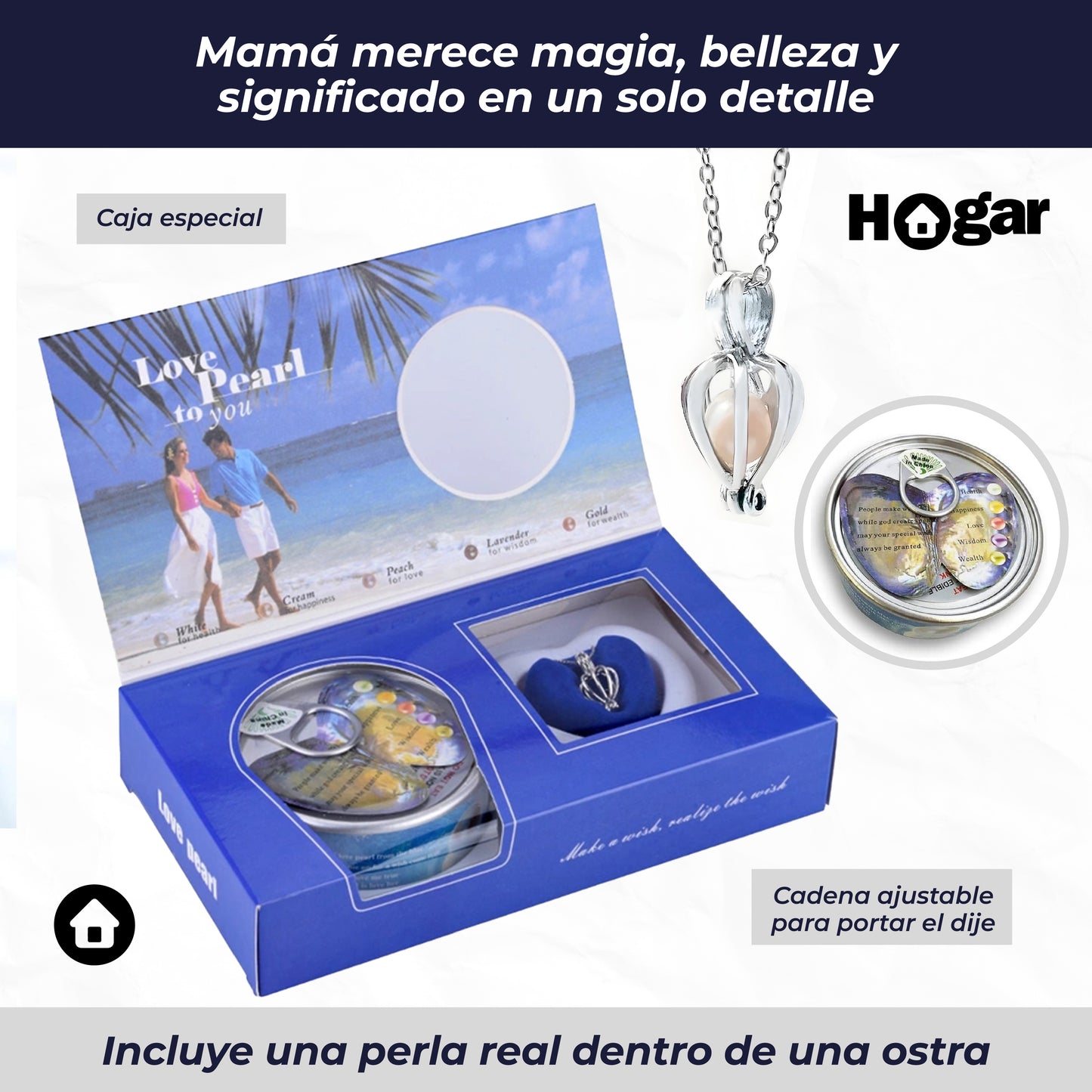 ¡EL REGALO PERFECTO PARA MAMÁ! Exclusivo collar Perla del Deseo