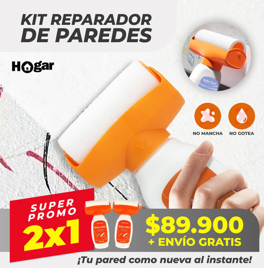 (Oferta 2x1 + Envío Gratis) ¡El Kit Reparador de Paredes que transforma tu casa al instante! Antigoteo, recargable y fácil de usar.