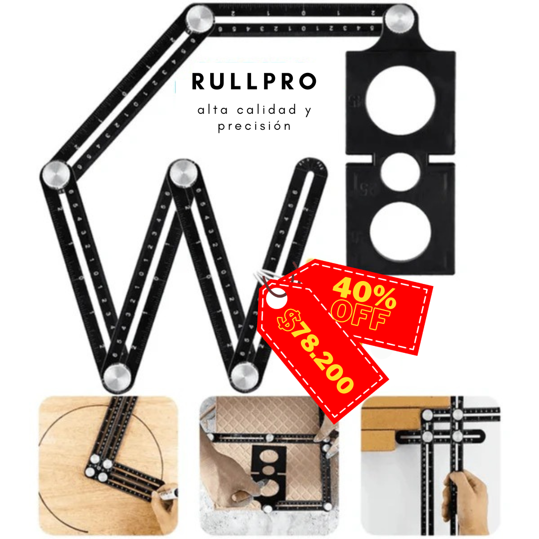 Regla multiangulo RullPro® promo 40% OFF