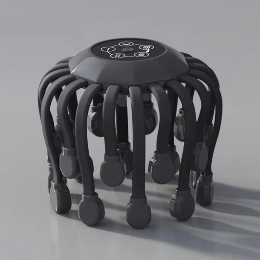 Octopus Pro™ - Masajeador de Cabeza Profesional ¡Elimina Migrañas y Estrés al Instante!