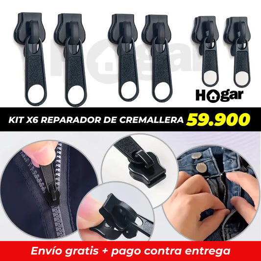 Kit x6 Reparador de Cremallera ¡Restaura tus pantalones sin ser un profesional!