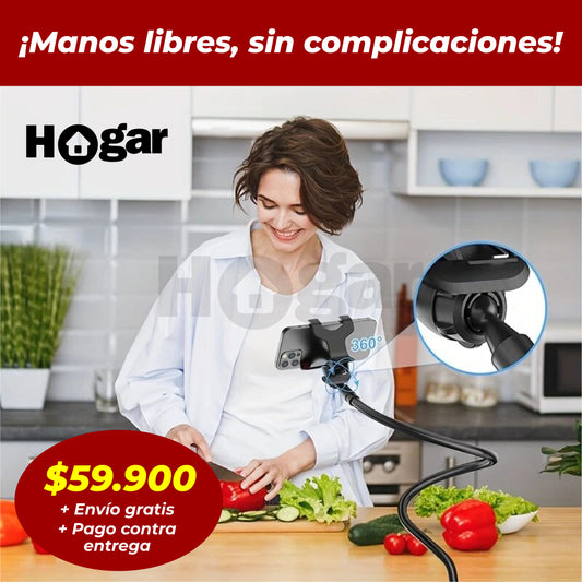 Cocina mientras disfrutas de tu novela favorita con Confortline®, un soporte multifuncional que te permite hacer varias cosas a la vez