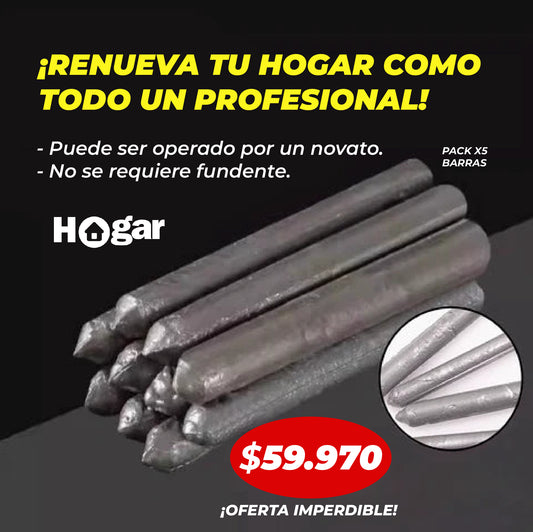 Pack x5 barras de soldadura RepairPro® La herramienta definitiva para reparar objetos en casa ¡Renueva tu hogar como todo un profesional!