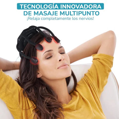 Octopus Pro™ - Masajeador de Cabeza Profesional ¡Elimina Migrañas y Estrés al Instante!