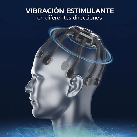 Octopus Pro™ - Masajeador de Cabeza Profesional ¡Elimina Migrañas y Estrés al Instante!
