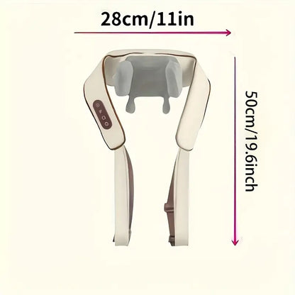 MAXPRO® - Masajeador para Cuello y Hombros con calor - Como si tuvieras un masajista en casa