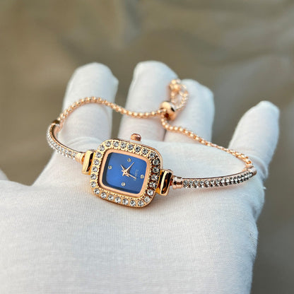 RELOJ SUIZO DE LUJO ORO ROSA QUARTZ ¡Reloj para mujer elegante y exclusivo!
